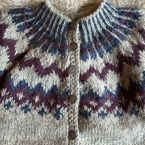Handmade Fair Isle Cardigan